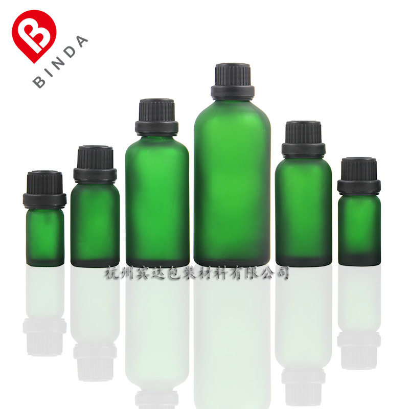 5/10/15/20/30/50/100ml 避光 抗腐蚀 绿色礞砂原料玻璃精油瓶