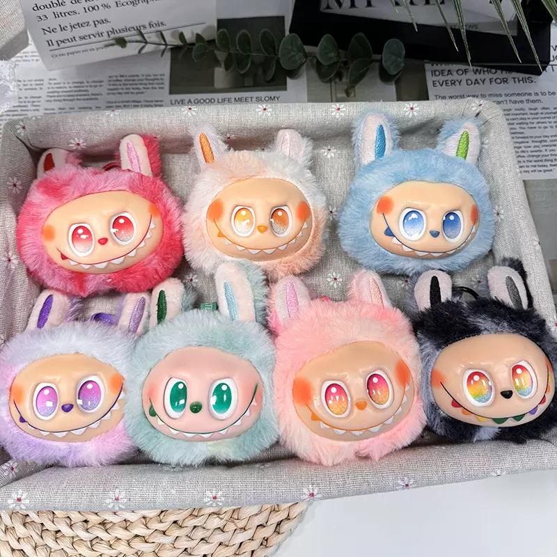 大头高品质泡泡3.0拉布布labubu公仔盲盒手办毛绒礼物祖国版