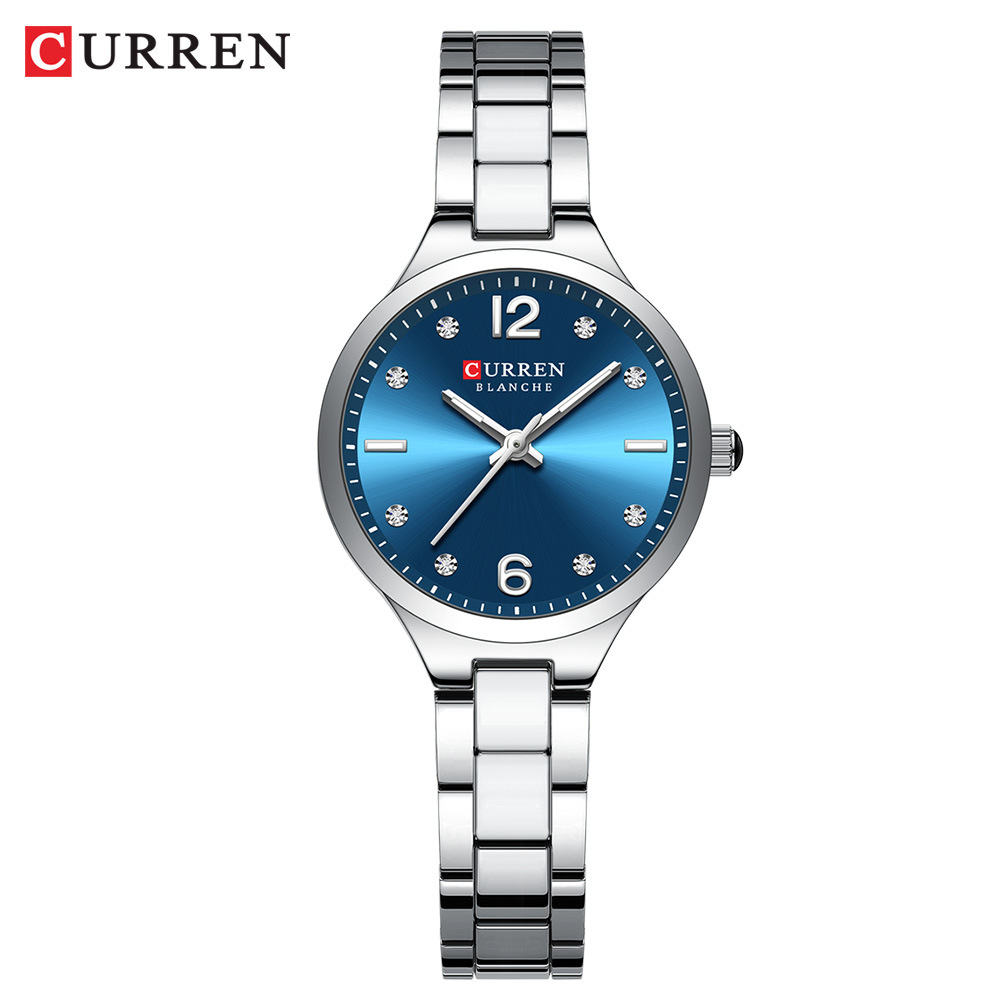 Curren/Karien 9105 Reloj de mujer Reloj de mujer de moda Reloj de cinturón de acero casual Reloj de comercio exterior transfronterizo