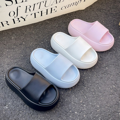 厚底增高拖鞋女款夏季外穿家居軟底舒適海邊時尚網紅沙灘涼拖鞋