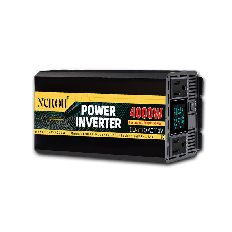 Fábrica directa de alta potencia inversor de onda sinusoidal pura 12v24v 110v convertidor de potencia montado en automóviles