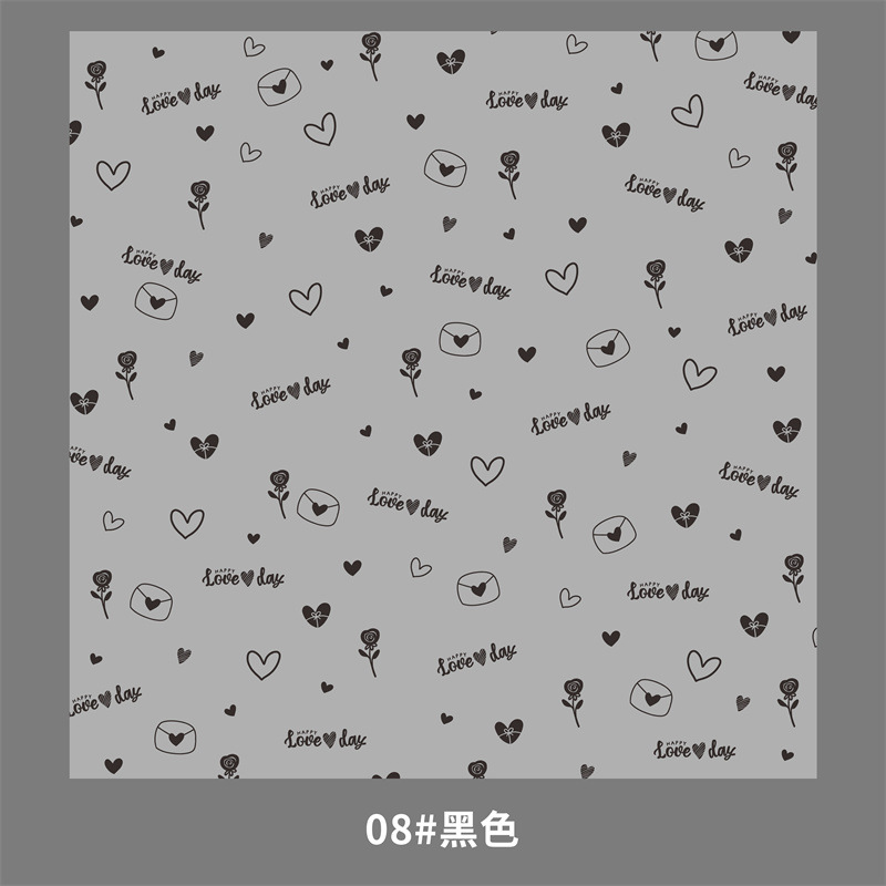 08 ¿ negro; 57*57CM