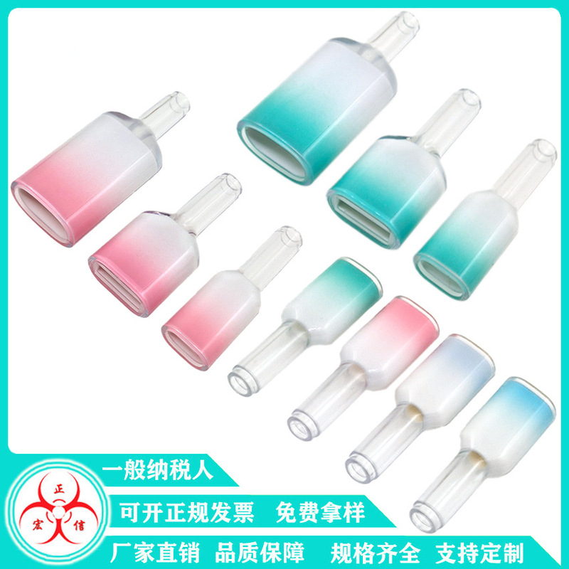 New Ice Transparent Gradient with Tail USB Type C Data Cable Abs Shell