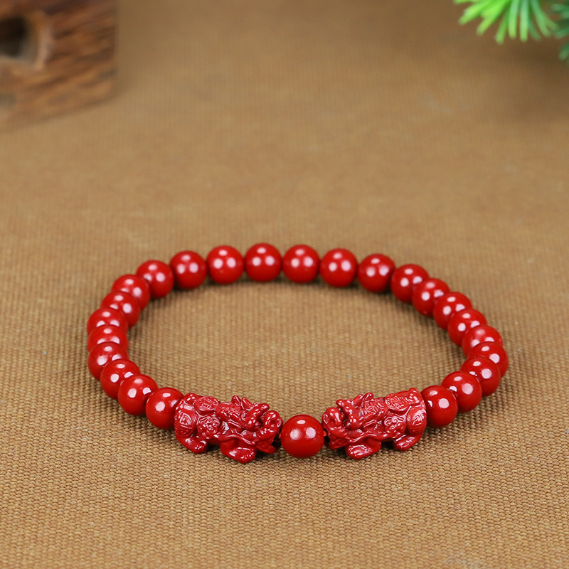 6mm 상서로운 더블 Pixiu 팔찌