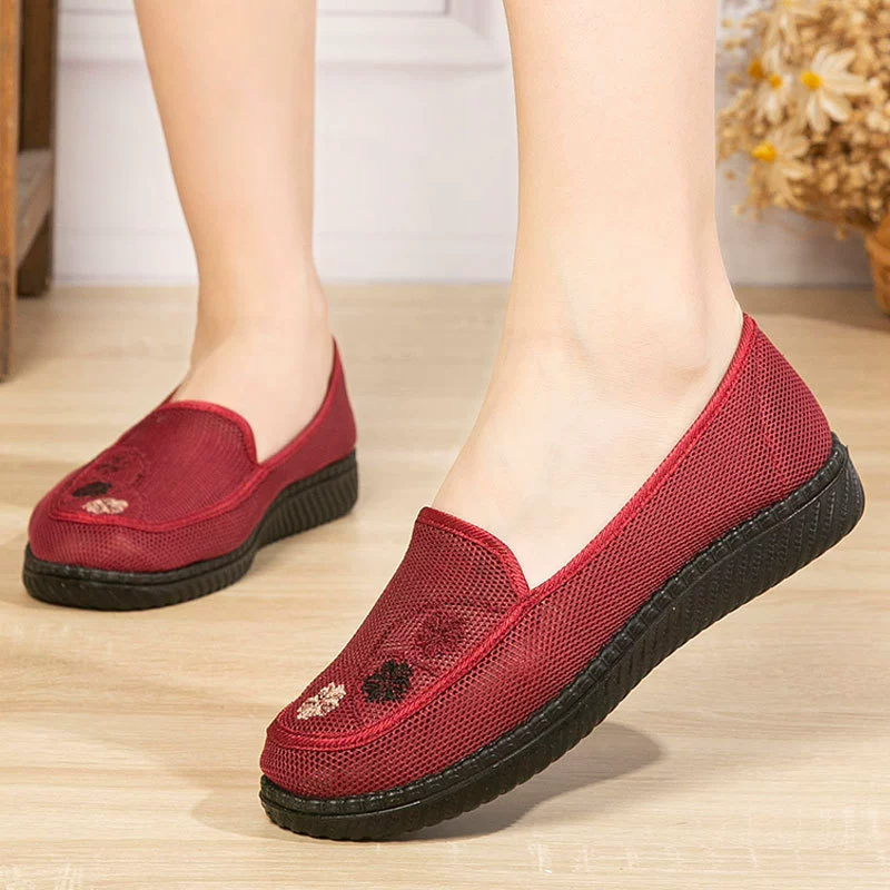 Slip-ons, summer footwear, shoes, sandals for mother
