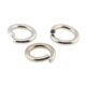 in stock Direct Supply Stainless Steel Wire Cut Flat Ring Open Ring Bracelet Necklace Connection O Ring DIY Jewelry Accessories