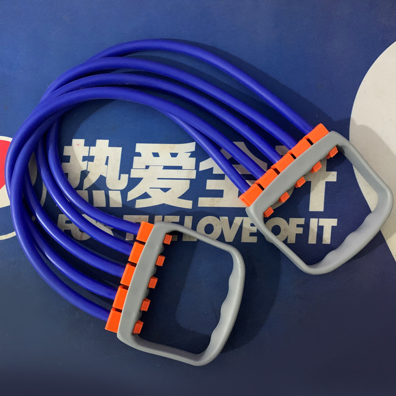 男性用5チューブテンショナー、フィットネス機器、腕トレーニング、女性用テンションロープ、太くて強力な胸拡張テンショナー|undefined