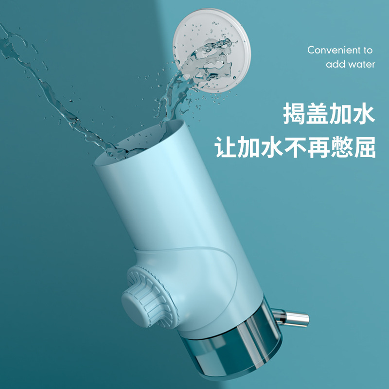 Dispensador de agua para mascotas de gran capacidad, dispensador de agua automático colgante, boquilla no húmeda, alimentador de agua con bolas, taza de agua personalizada