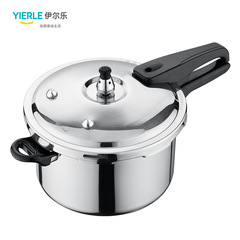 Cross-border best-selling stainless steel straight-sided high-pressure cooker, household thickened anti-explosion pressure cooker, universal for gas and induction cookers