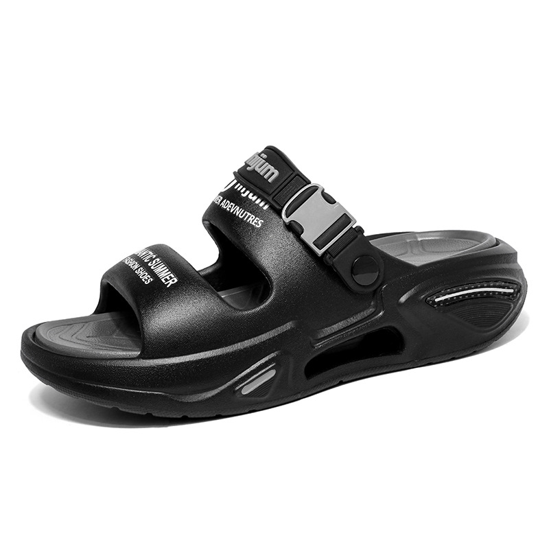 Pantuflas hombre verano 2025 nuevo estilo casual ligero suela gruesa pisando mierda