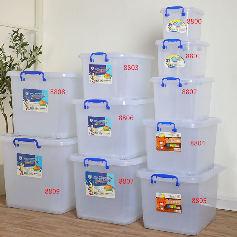Thickened Large Transparent Plastic Box with Lid and Wheels, Clothing Underwear Storage Box, Medicine Toy Packaging Turnover Box Factory Thickened Large Transparent Plastic Box with Lid and Wheels, Clothing Underwear Storage Box, Medicine Toy Packaging Turnover Box Factory