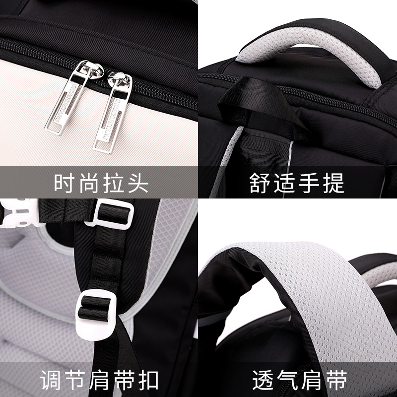 Natural Fish2025 nuevo tipo de mochila de estudiantes, nubes de alto valor, mochila de estudiantes de primaria y secundaria de grado 1 - 6