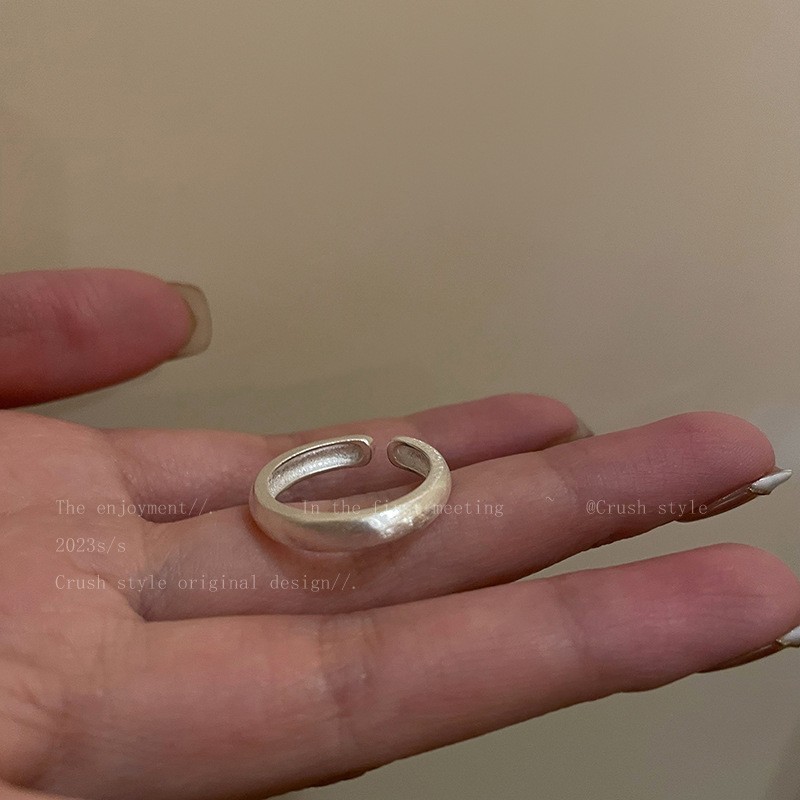天然石の口の指輪をまねる女性の復古的な気質の大衆の設計の食事の指はネットの赤いファッションの個性の親友の指環を指します。|undefined
