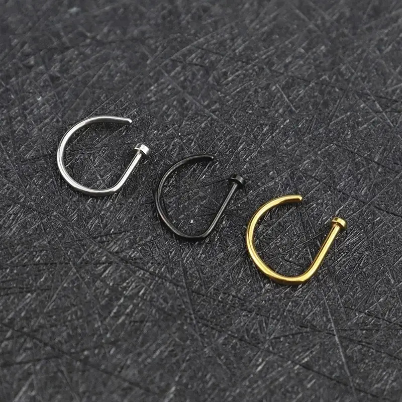 4g Weight labret / monroe stud Piercing needle type Nose Ring Classification 1 Pair Quantity Daily Occasion Copper Material Solid Color Pattern Women's Gender Plating Design Simple Style Style Simple Style Solid Color Copper Nose Ring In Bulk Nose Pin 6