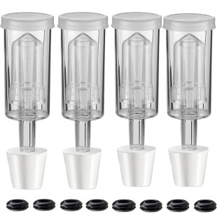 3-piece Air Brake Lock No. 6 bottle stopper and grommet fermentation air brake beer tea fungus brewing kit Airlock