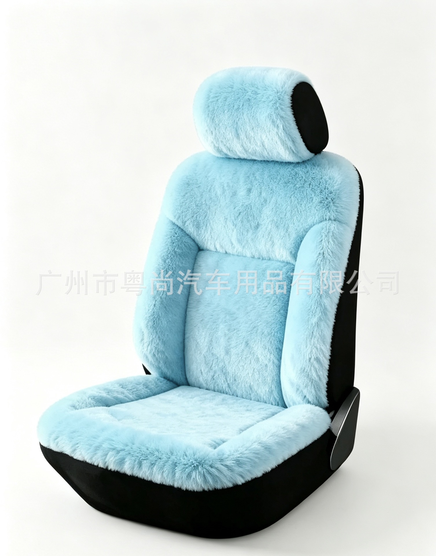 New winter cross-border bestseller, solid color plush 5-seater universal car seat cover, hot-selling on Amazon and Temu