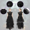 23FYT003-Wednesday black skirt