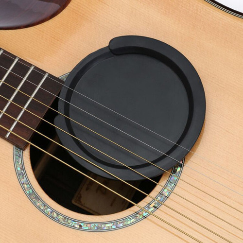 Acoustic guitar classical folk electric box sound hole cover noise reduction anti-feedback whistling dust cover sound control pad