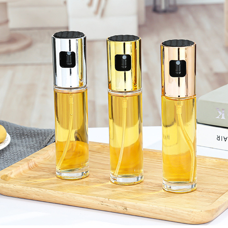 Oil Spray Bottle Spray Press Barbecue Oil Spray Pot Fitness Kitchen Oil Bottle Cooking Oil OOil Mist Control Oil Pot Bottle
