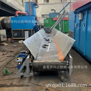 压滤机下接料用泥饼泥渣皮带输送机 两侧配备挡边颗粒粉输送机