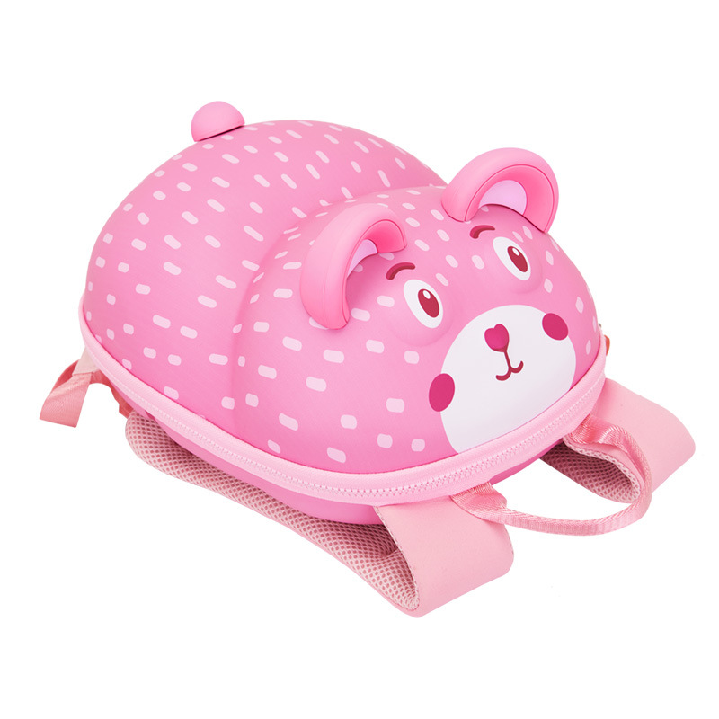 Mochila escolar para niños Kelu Duck, mochila pequeña para niños y niñas de jardín de infantes, mochila ligera de doble asa, mochila ligera con diseño de dibujos animados que reduce la carga
