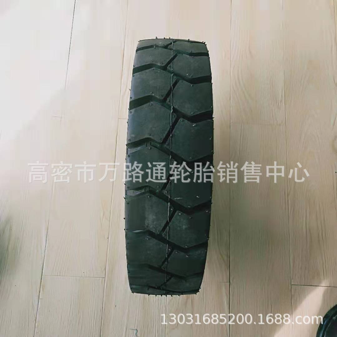 叉车充气轮胎4.00/5.00-8NHS电瓶车轮胎6.00/7.00/21x8-9轮胎