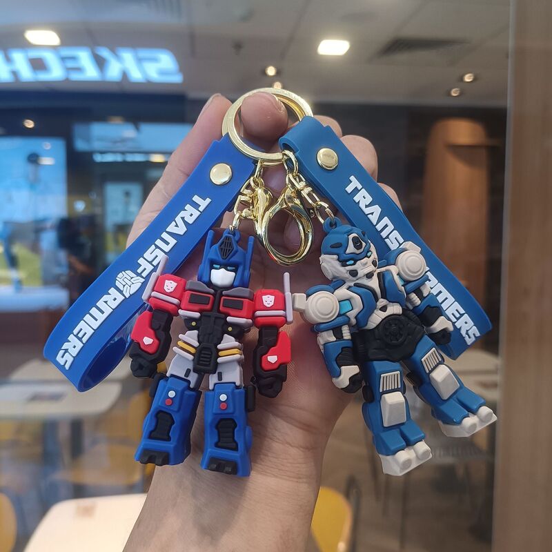 Cartoon Animation Transformers Doll Keychain Bumblebee Car Schoolbag Keychain Pendant Doll Machine Small Gift Cartoon Animation Transformers Doll Keychain Bumblebee Car Schoolbag Keychain Pendant Doll Machine Small Gift