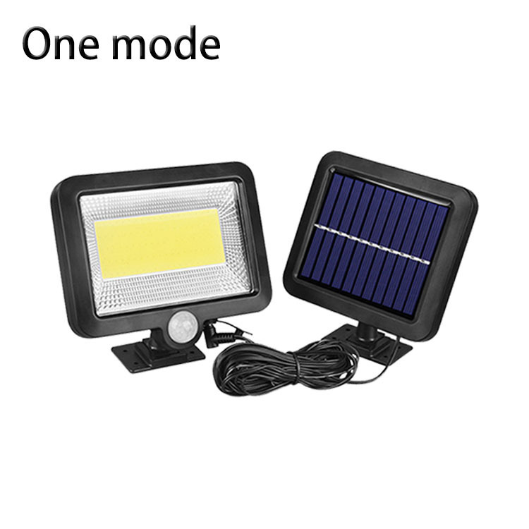 Nueva luz solar de inducción del cuerpo humano dividida lámpara de jardín exterior lámpara de pared LED impermeable iluminación exterior farola