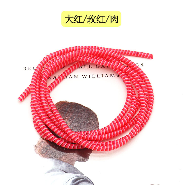 Directo de fábrica 1,4 M tres en uno cable de datos Cable de protección cable de datos manga protectora cuerda de resorte de bobinado