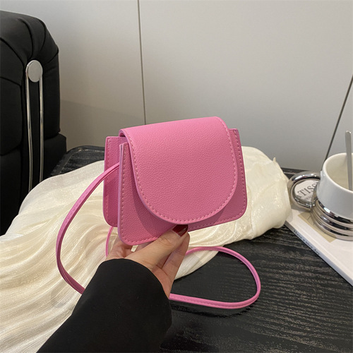 2025 summer new trend fashionable and personalized women's shoulder bag this year is popular and fashionable diagonal saddle bag