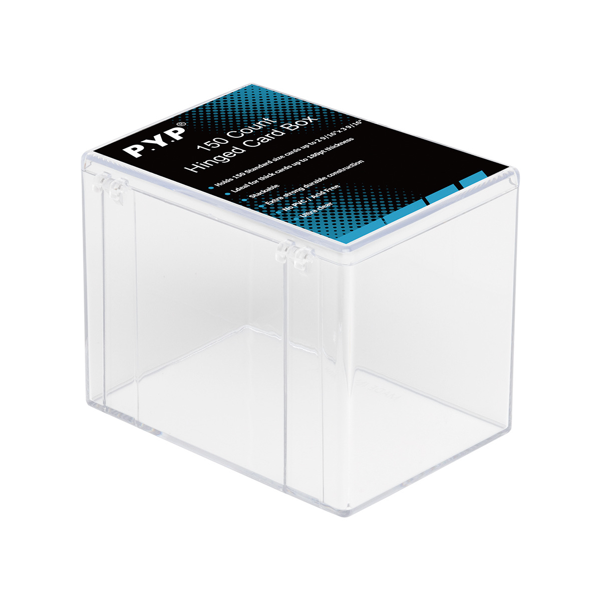 Caja de tarjeta transparente 35PT caja de tarjeta de bisagra Ultraman Bao Ke Meng MTG juego rey caja de tarjeta al por mayor