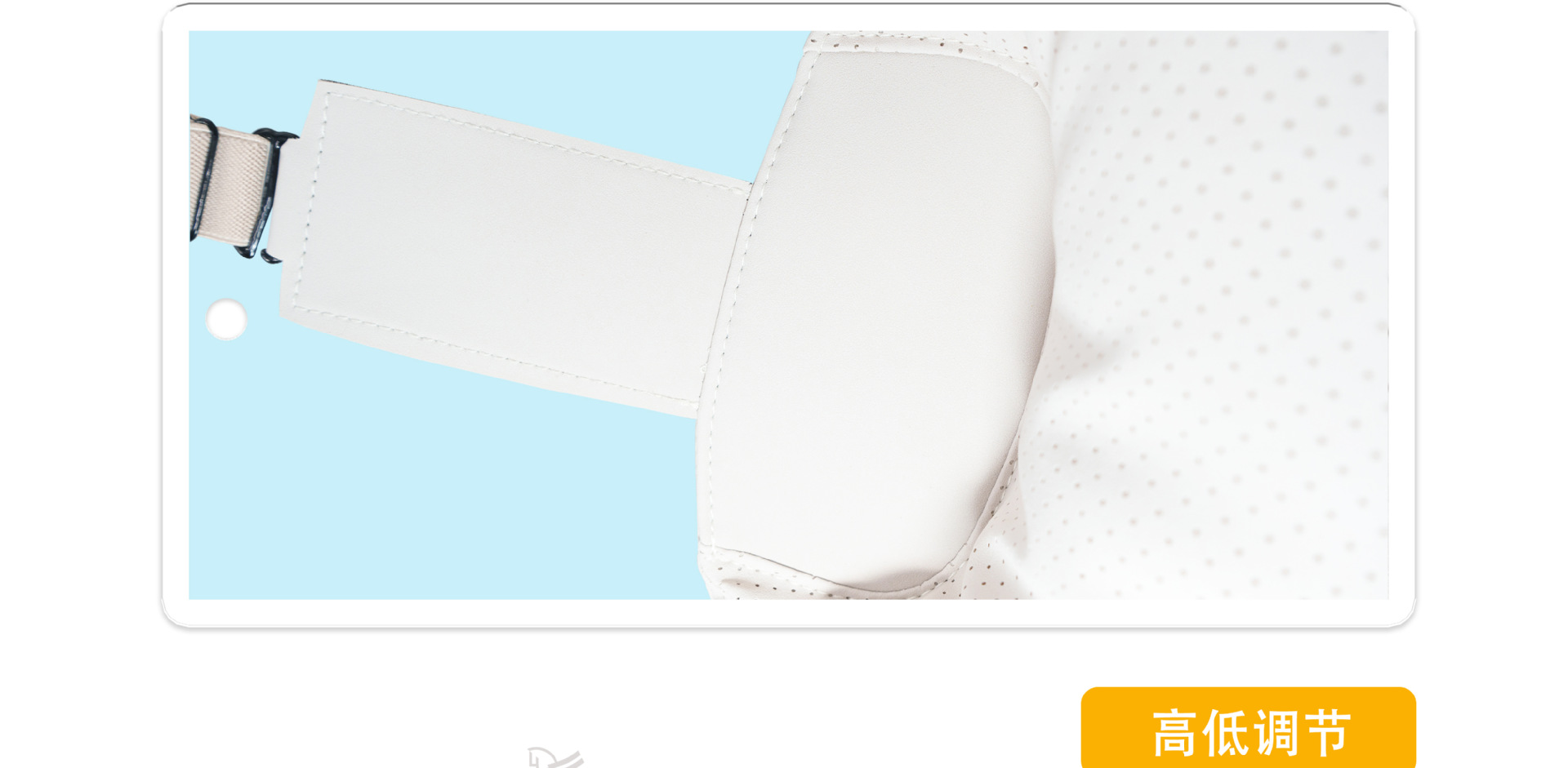 Car Headrest Cloud Cotton Neck Pillow Simple Business Style Adjustable Height Headrest Unisex Dual-Core Headrest
