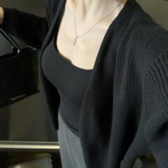 针织外套慵懒风毛衣开衫女秋季2025新款松弛感宽松设计感小众系带