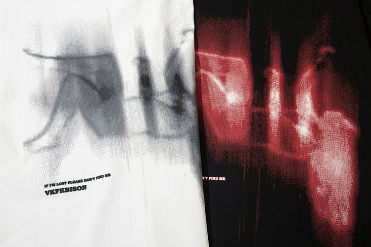 European And American Popular Falling Figure Printing Design Sense Oversize Shoulder Loose Round Neck T-shirt Cotton Ins Short Sleeve Men_voghion.com