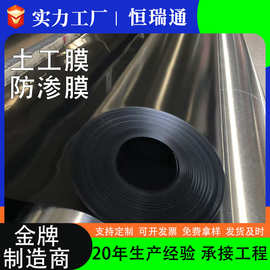 土工膜沼气池氧化塘聚乙烯防渗土工膜尾矿库防渗膜灰渣场土工膜