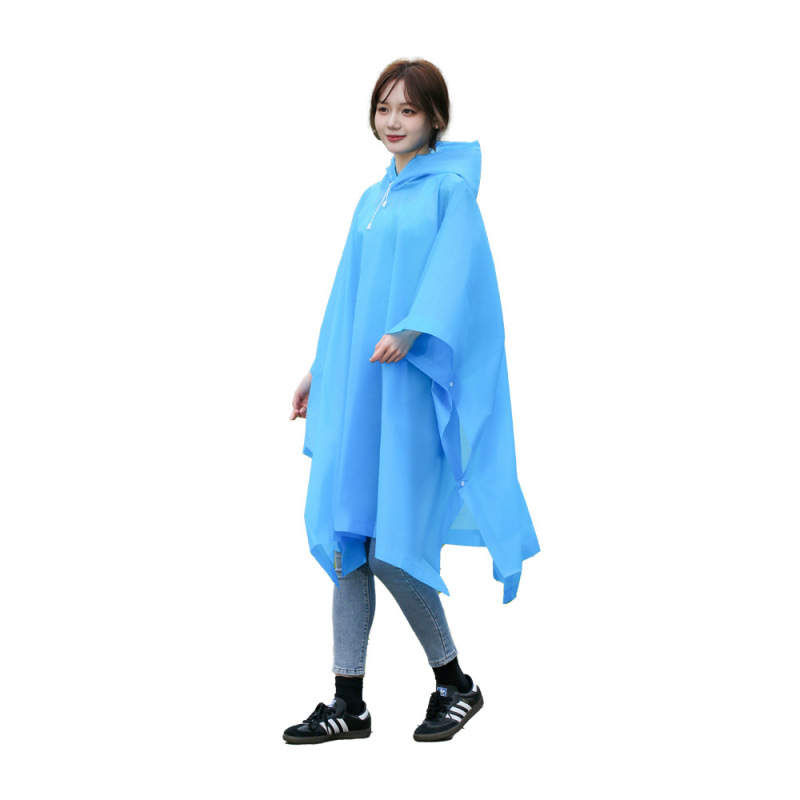 卸売りレインコート非使い捨てPEVA成人はマントを厚くして全身豪雨を防ぐ徒歩旅行携帯式ポンチョ|undefined