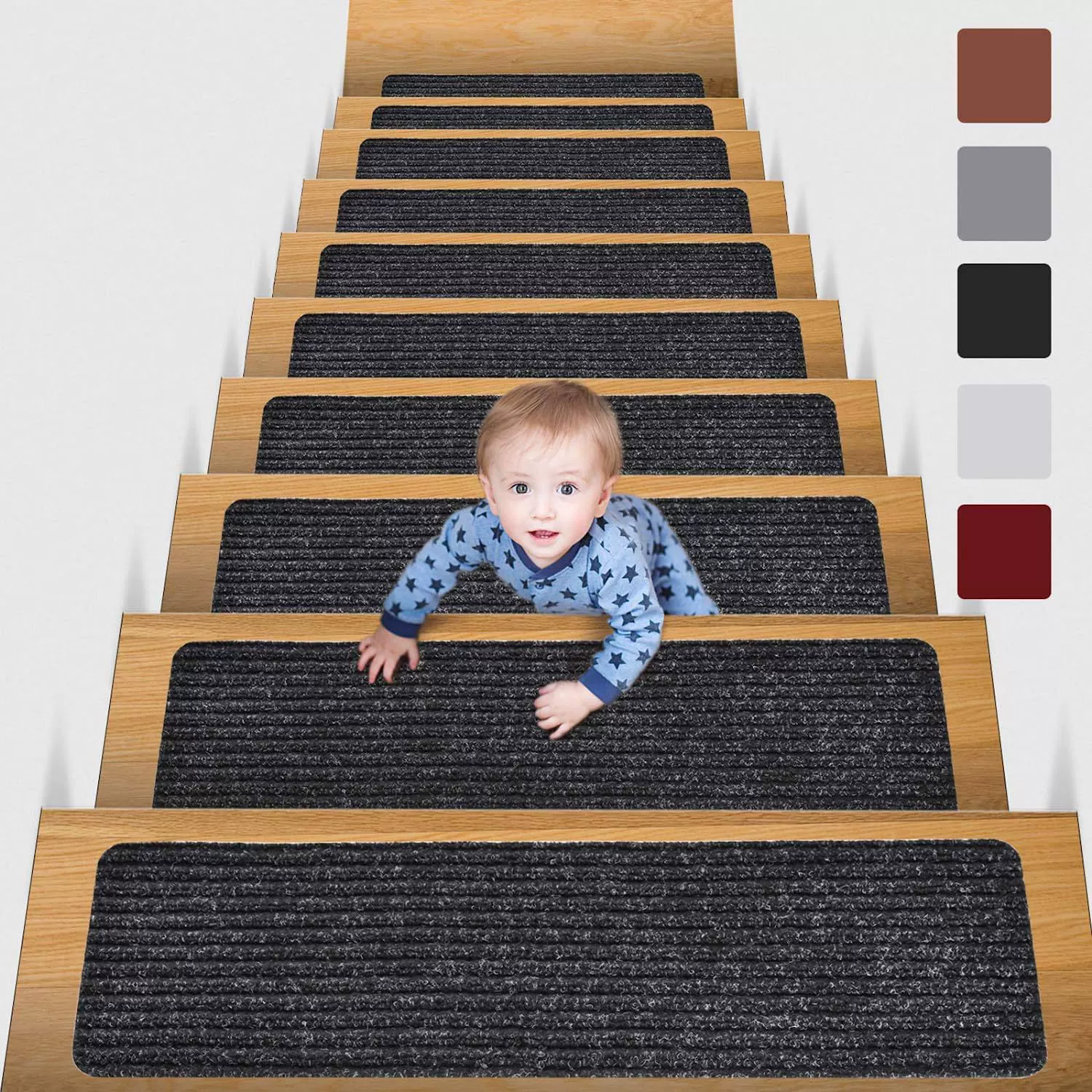 Self-adhesive floor lighting for stairs, carpet, Amazon, custom-made