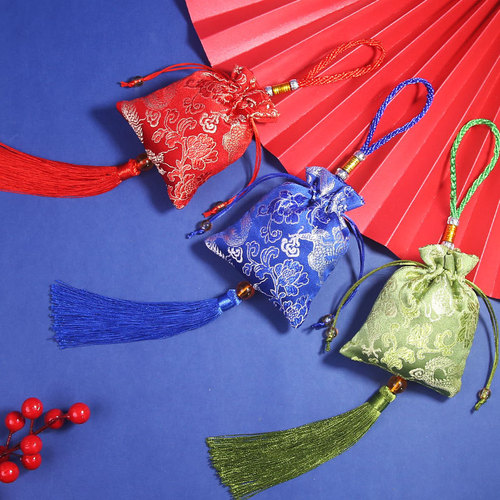 Dragon Boat Festival ancient style cloth bag brocade sachet sachet empty bag high-end empty bag car pendant mosquito repellent blessing sachet sachet sachet