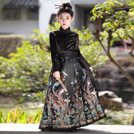 Fengwu Jiutian Original Horse-Face Skirt Set Hanfu for Women 2026 New Spring/Summer Chinese Style Embroidered Ancient Costume