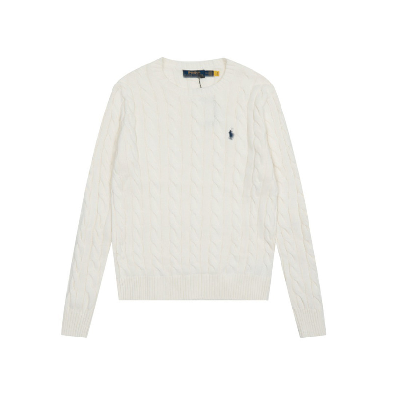 Embroidered High-Quality Cross-Border Unisex Round-Neck Pullover Pure Cotton Jacket Sweater Casual Cable Knit Embroidered High-Quality Cross-Border Unisex Round-Neck Pullover Pure Cotton Jacket Sweater Casual Cable Knit