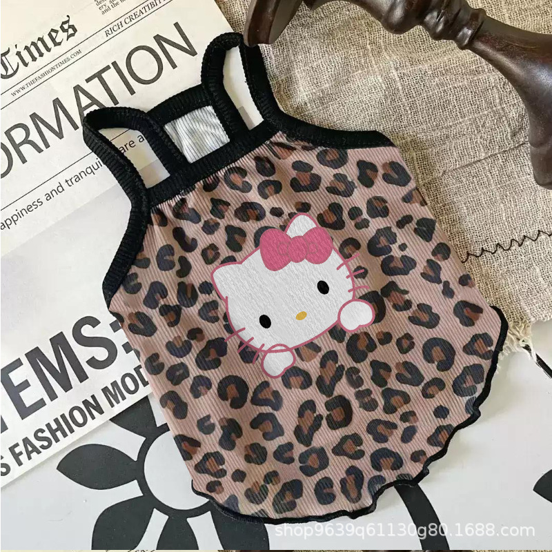 夏季薄款冰丝猫咪背心防掉毛小猫衣服透气清凉宠物猫服饰ins吊带|undefined