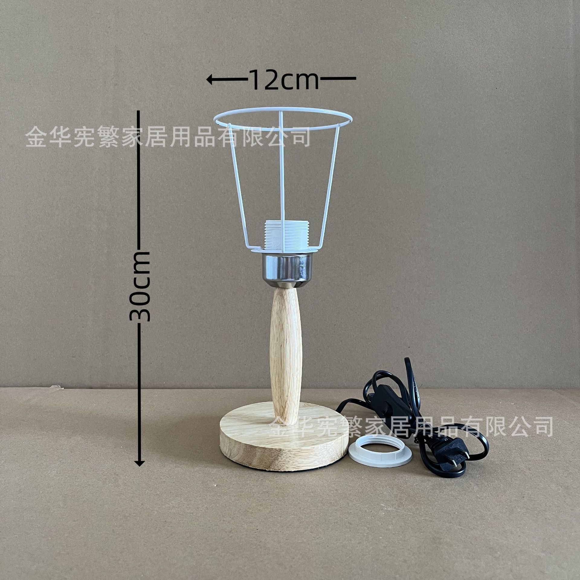 단일 원형 철 프레임 12개 + 높은 타원형 나무 베이스 21개