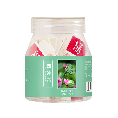 Si Shen Soup, Lotus Seed, Gorgon, Yam and Poria, Children's Si Wu Junzi Soup, Triangular Buns, No-cook Si Wu Soup