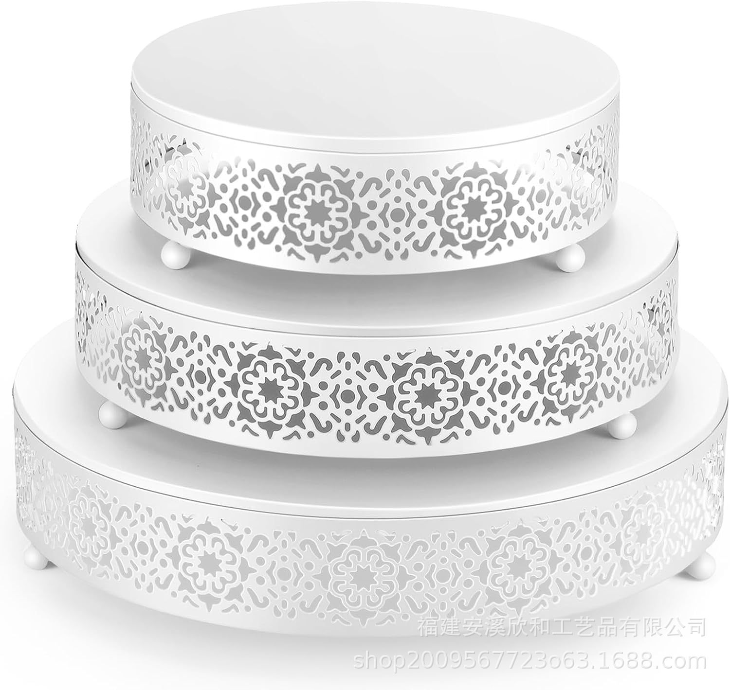 Creativo estilo europeo oro hueco estante de pastel de boda props mesa de postres decoración de postres tienda de postres refrigerio combinación de estante de pastel