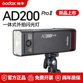 神牛AD200proII二代高速闪光灯TTL锂电池口袋便携外拍摄影补光灯