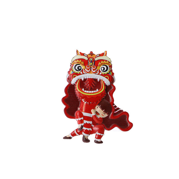 Cute cartoon Chinese fridge magnet
