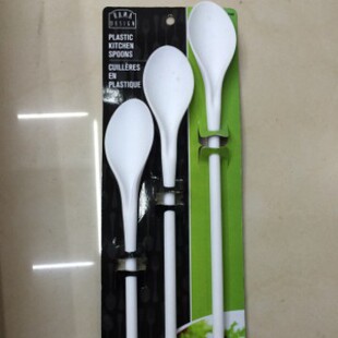 NX314-B Three Large, Medium and Small Salad Spoon Salad Spoon Hanging Card