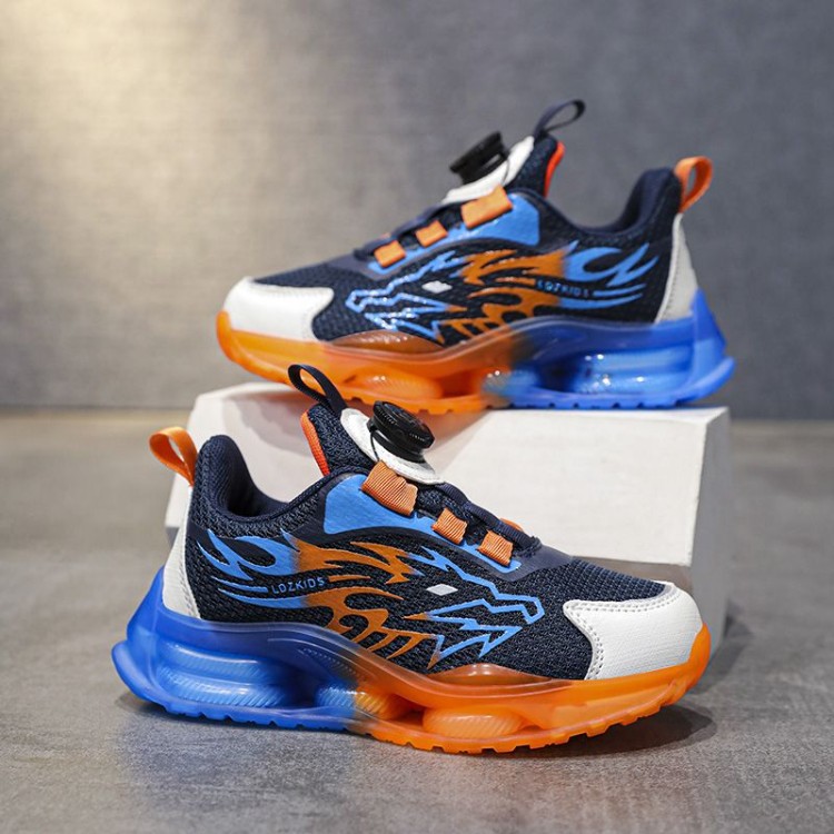 235 Orange Blue [Double Mesh Breathable]