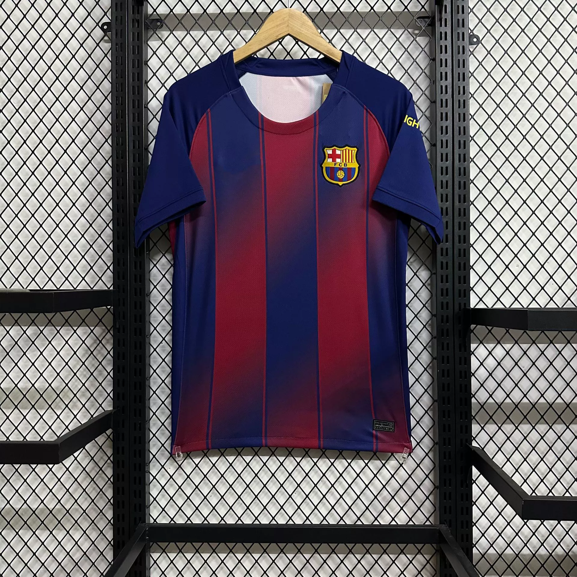 25-26 Club's new football uniform Barcelona Juventus Oasis ко-брендированная футболка с коротким рукавом джерси популярность