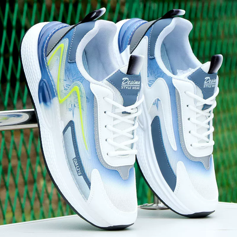 Обувь папы для мальчиков летом дышащая сетка спортивная повседневная обувь толстая подошва мягкая подошва студенческая спортивная обувь кроссовки
